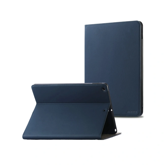 Accezz Classic Tablet Case Apple iPad 9 (2021) 10.2 inch / iPad 8 (2020) 10.2 inch / iPad 7 (2019) 10.2 inch - Donkerblauw
