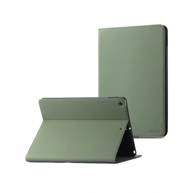 Accezz Classic Tablet Case Apple iPad 9 (2021) 10.2 inch / iPad 8 (2020) 10.2 inch / iPad 7 (2019) 10.2 inch - Groen