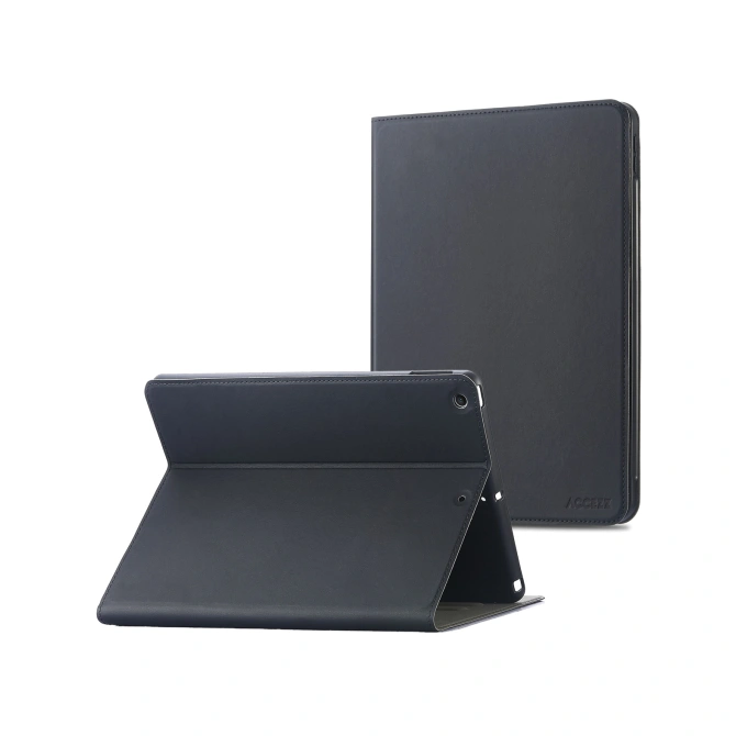 Accezz Classic Tablet Case Apple iPad 9 (2021) 10.2 inch / iPad 8 (2020) 10.2 inch / iPad 7 (2019) 10.2 inch - Zwart