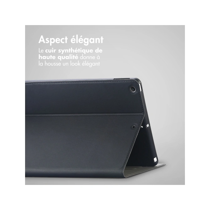 Accezz Classic Tablet Case Apple iPad 9 (2021) 10.2 inch / iPad 8 (2020) 10.2 inch / iPad 7 (2019) 10.2 inch - Zwart