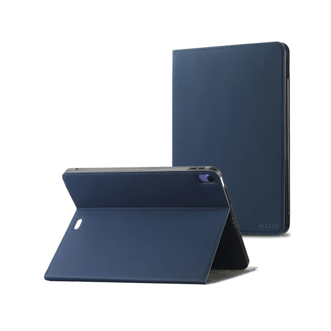 Accezz Classic Tablet Case Apple iPad Air 11 inch (2026) M4 / (2025) M3 / (2024) M2 / Air 5 (2022) / Air 4 (2020) - Donkerblauw
