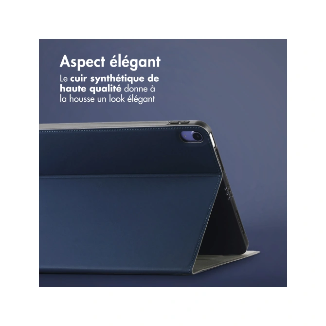 Accezz Classic Tablet Case Apple iPad Air 11 inch (2026) M4 / (2025) M3 / (2024) M2 / Air 5 (2022) / Air 4 (2020) - Donkerblauw