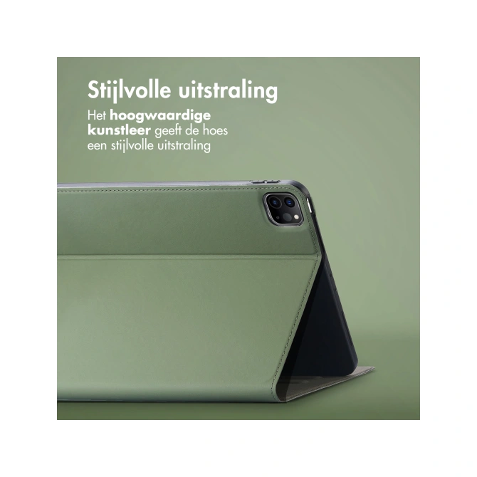 Accezz Classic Tablet Case Apple iPad Pro 12.9 (2020/2021/2022) - Groen