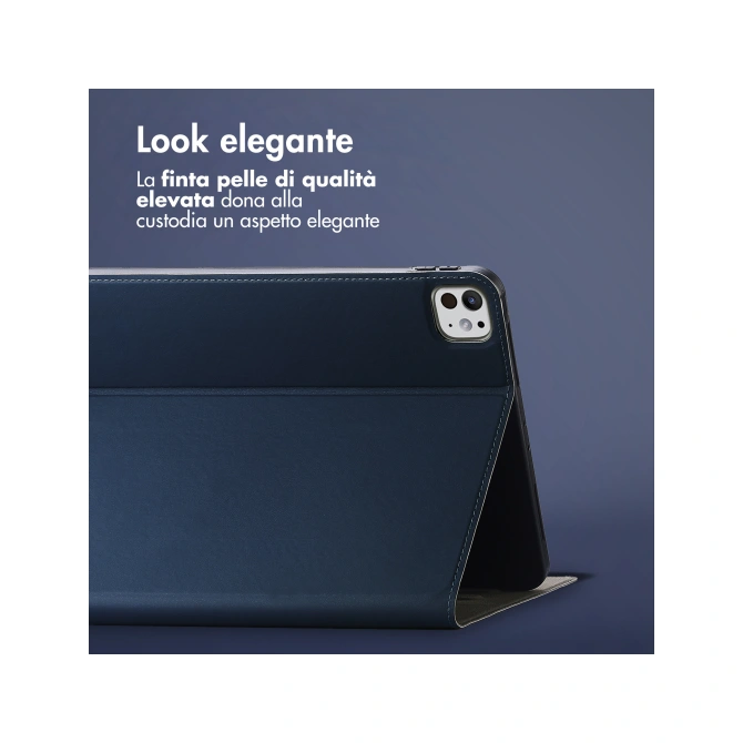 Accezz Classic Tablet Case Apple iPad Pro 13 (2025) M5 / (2024) M4 - Donkerblauw