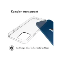 Accezz Clear Backcover Apple iPhone 12 Mini - Transparant