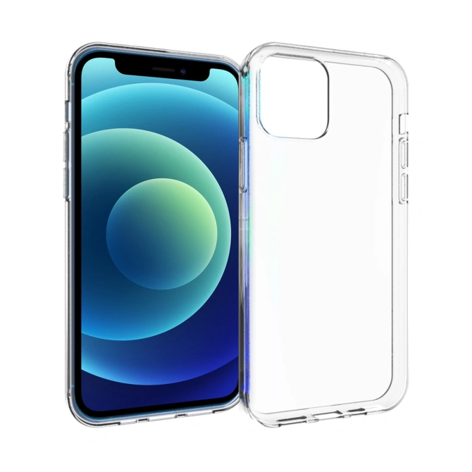Accezz Clear Backcover Apple iPhone 12 Mini - Transparant