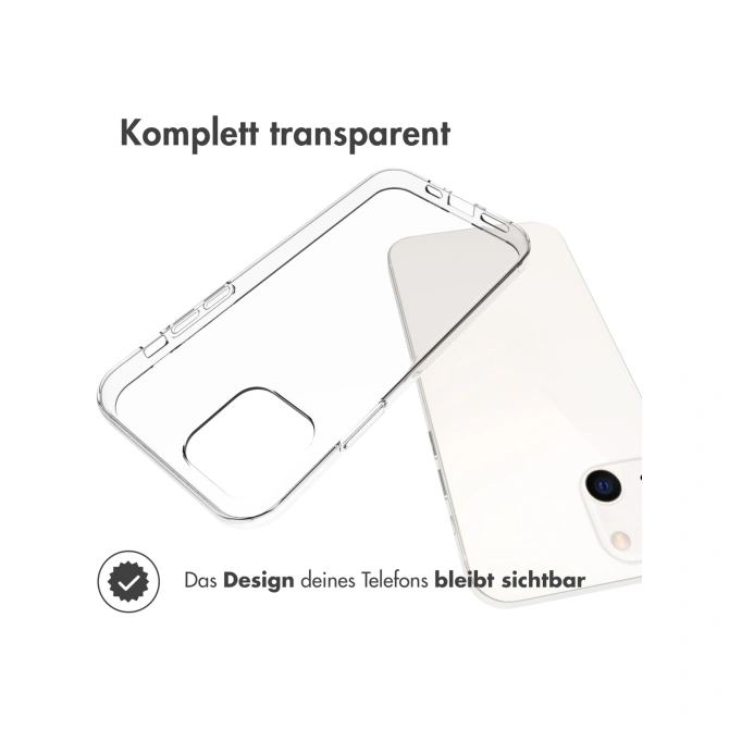 Accezz Clear Backcover Apple iPhone 13 - Transparant Accezz Clear Backcover Apple iPhone 13 - Transparant