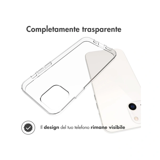 Accezz Clear Backcover Apple iPhone 13 - Transparant Accezz Clear Backcover Apple iPhone 13 - Transparant