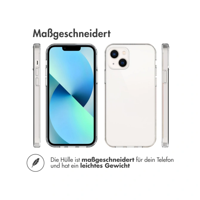 Accezz Clear Backcover Apple iPhone 13 - Transparant Accezz Clear Backcover Apple iPhone 13 - Transparant