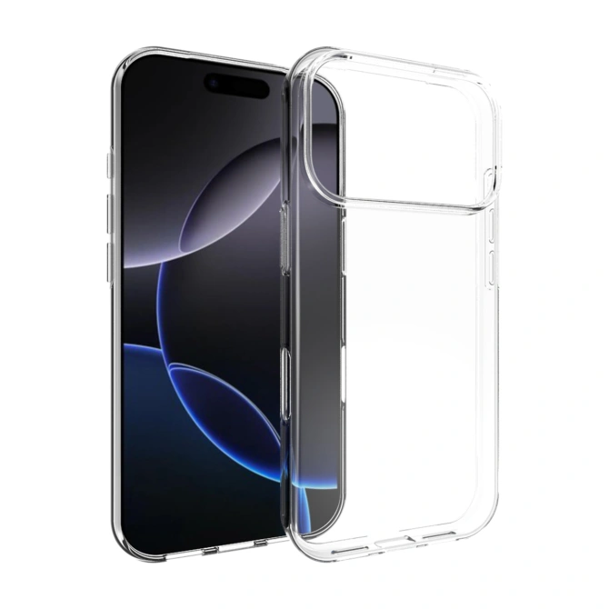 Accezz Clear Backcover Apple iPhone 17 Pro - Transparant