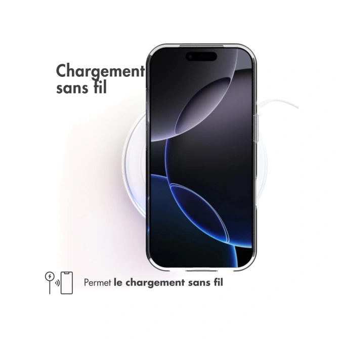 Accezz Clear Backcover Apple iPhone 17 Pro - Transparant