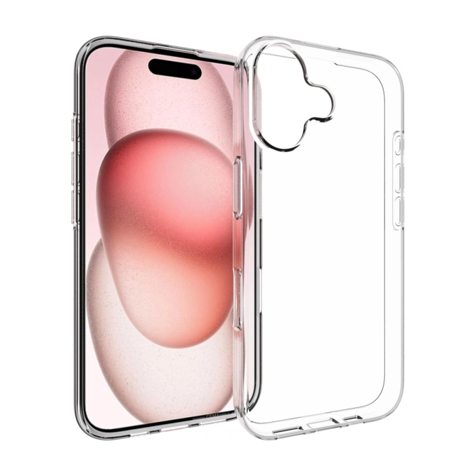 Accezz Clear Backcover Apple iPhone 17 - Transparant