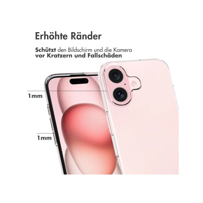 Accezz Clear Backcover Apple iPhone 17 - Transparant