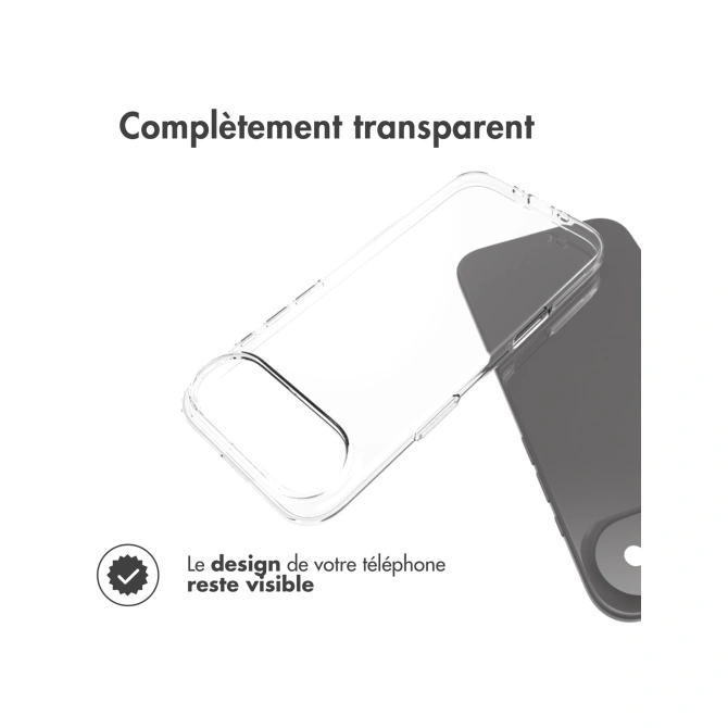 Accezz Clear Backcover Apple iPhone Air - Transparant