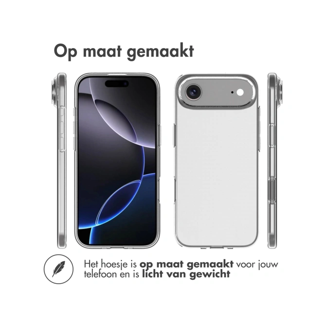 Accezz Clear Backcover Apple iPhone Air - Transparant