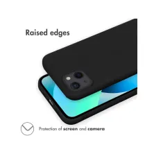 Accezz Color Backcover Apple iPhone 13 - Zwart Accezz Color Backcover Apple iPhone 13 - Zwart