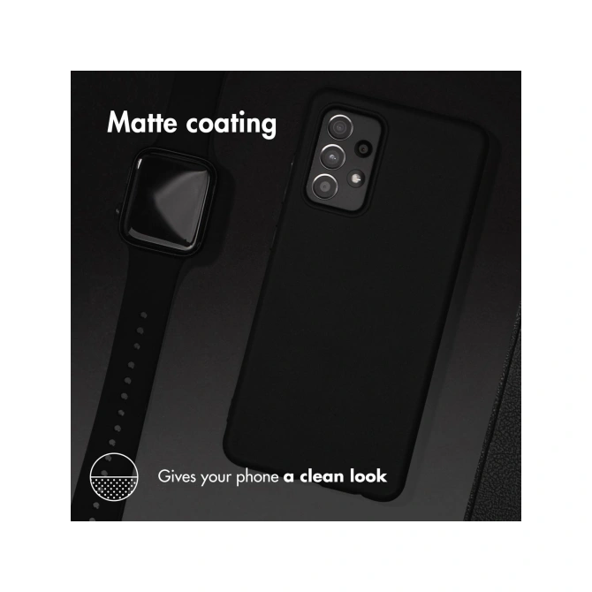 Accezz Color Backcover Apple iPhone 13 - Zwart Accezz Color Backcover Apple iPhone 13 - Zwart