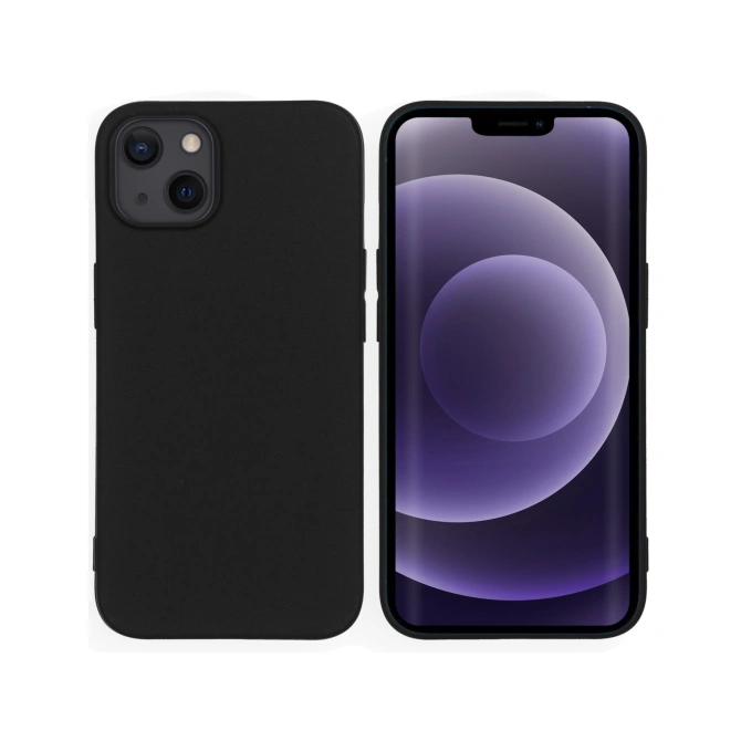 Accezz Color Backcover Apple iPhone 13 - Zwart Accezz Color Backcover Apple iPhone 13 - Zwart