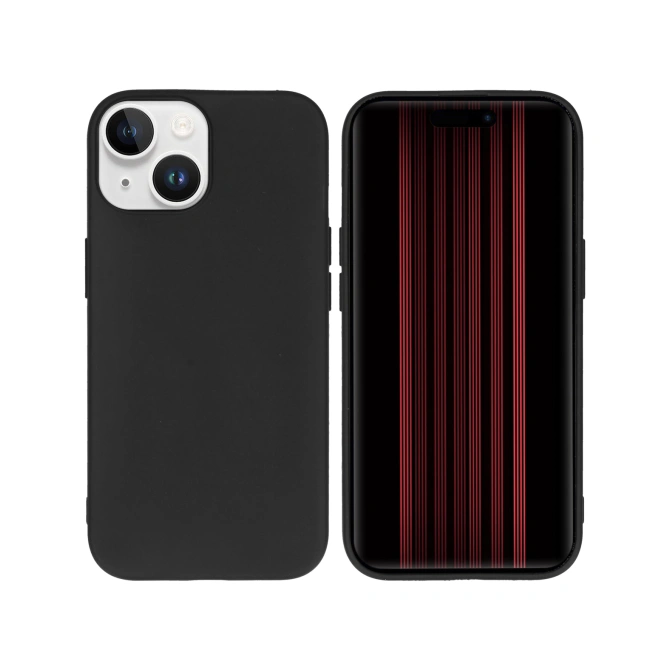 Accezz Color Backcover Apple iPhone 15 - Zwart