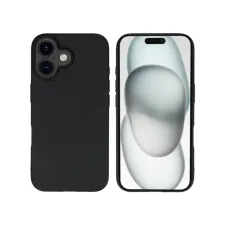 Accezz Color Backcover Apple iPhone 16 - Zwart Accezz Color Backcover Apple iPhone 16 - Zwart