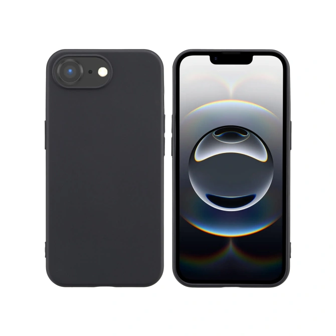 Accezz Color Backcover Apple iPhone 17e / 16e - Zwart