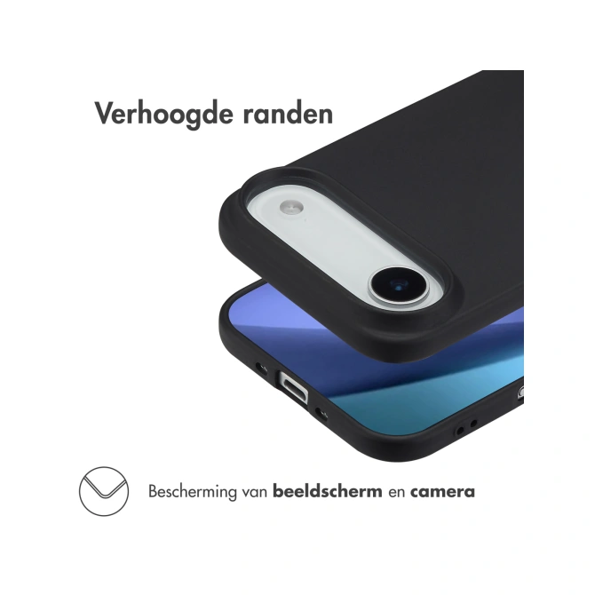 Accezz Color Backcover Apple iPhone Air - Zwart