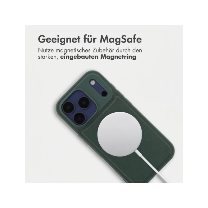 Accezz Edge Backcover met MagSafe Apple iPhone 17 Pro - Groen