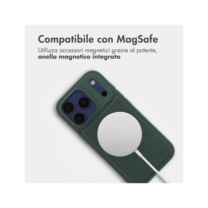 Accezz Edge Backcover met MagSafe Apple iPhone 17 Pro - Groen