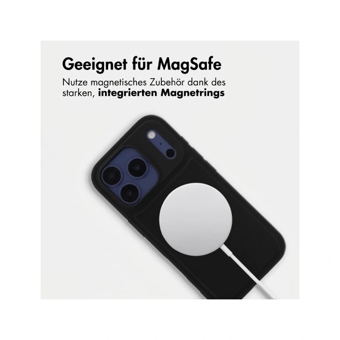 Accezz Edge Backcover met MagSafe Apple iPhone 17 Pro - Zwart