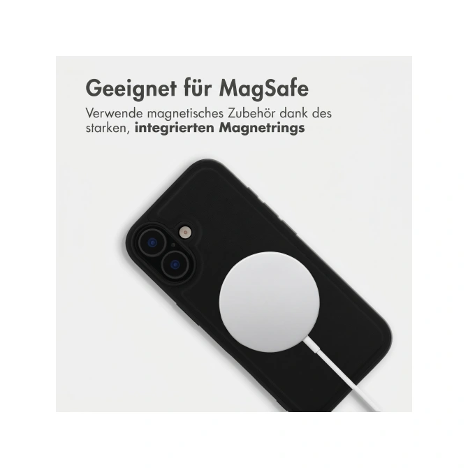 Accezz Edge Backcover met MagSafe Apple iPhone 17 - Zwart
