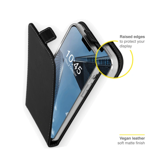 Accezz Flipcase Apple iPhone 13 Pro - Zwart