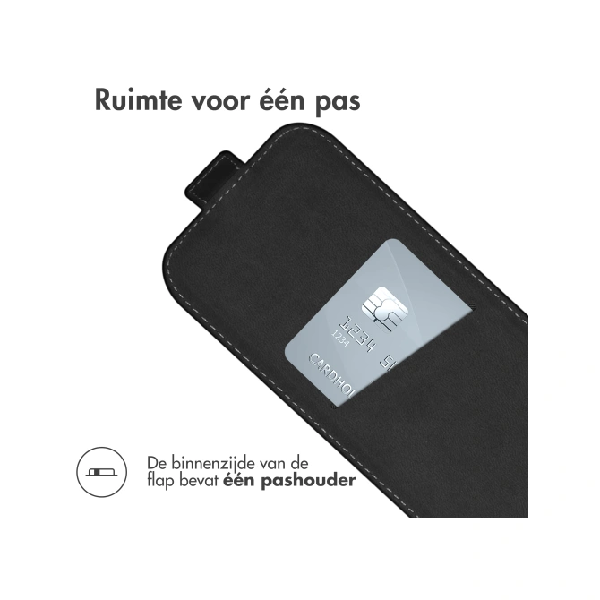 Accezz Flipcase Apple iPhone 13 Pro - Zwart
