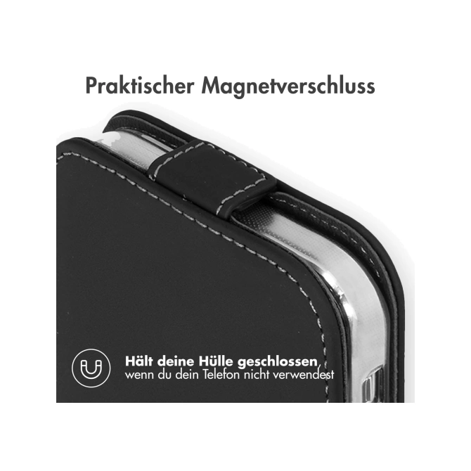 Accezz Flipcase Apple iPhone 13 - Zwart