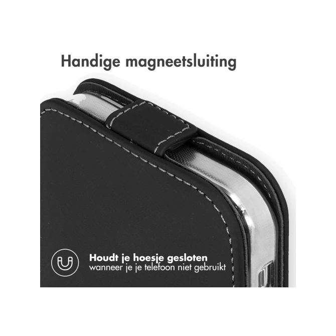 Accezz Flipcase Apple iPhone 13 - Zwart