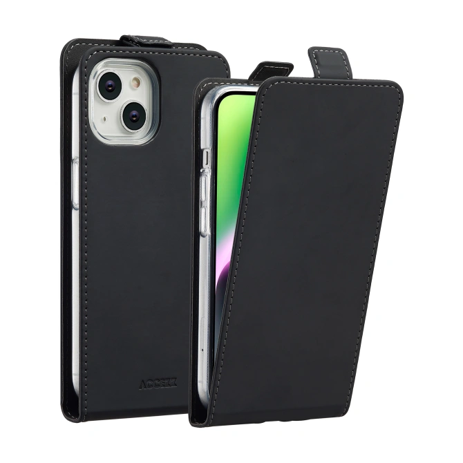 Accezz Flipcase Apple iPhone 14 - Zwart