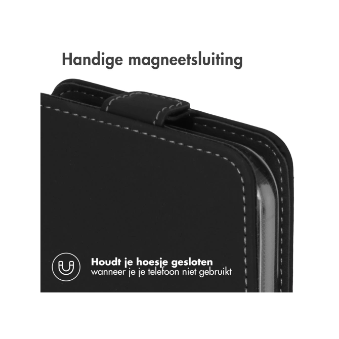 Accezz Flipcase Apple iPhone 15 Pro - Zwart