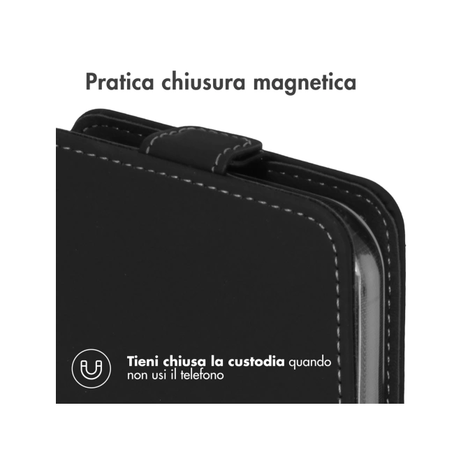Accezz Flipcase Apple iPhone 15 Pro - Zwart