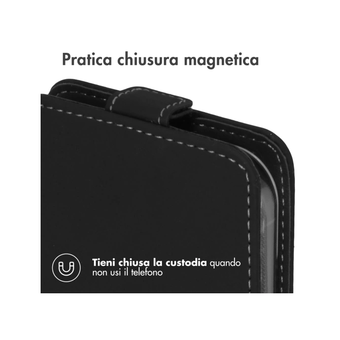 Accezz Flipcase Apple iPhone 15 - Zwart