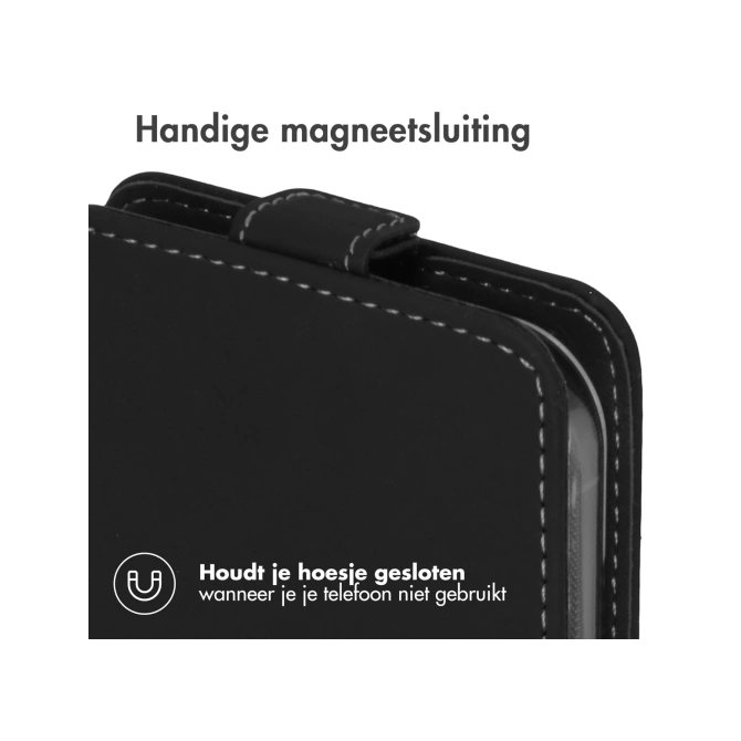 Accezz Flipcase Apple iPhone 15 - Zwart