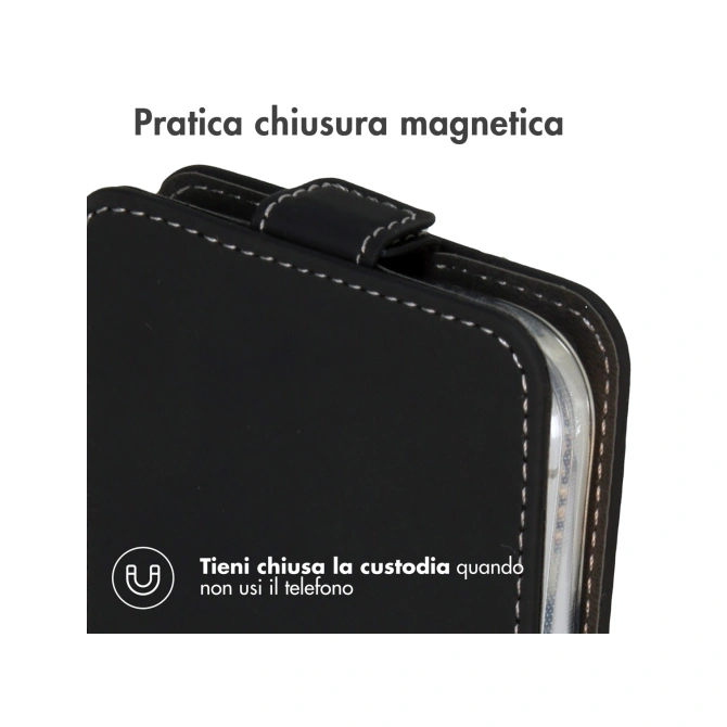 Accezz Flipcase Apple iPhone 16 - Zwart