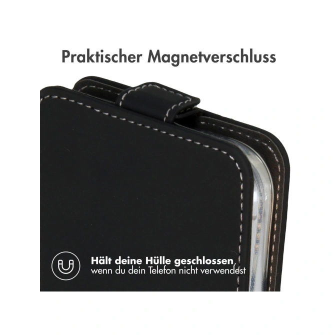 Accezz Flipcase Apple iPhone 16 - Zwart