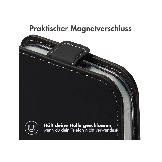 Accezz Flipcase Apple iPhone 17 Pro Max - Zwart
