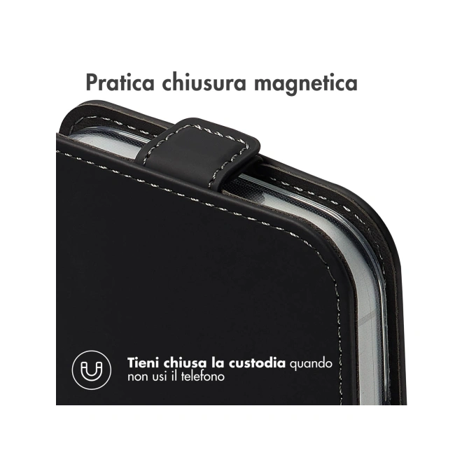 Accezz Flipcase Apple iPhone 17 Pro Max - Zwart