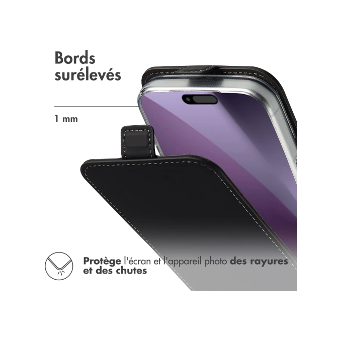 Accezz Flipcase Apple iPhone 17 Pro Max - Zwart