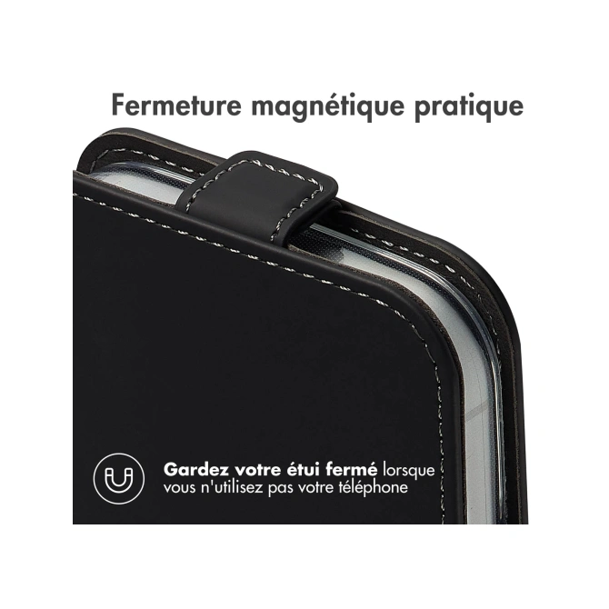 Accezz Flipcase Apple iPhone 17 Pro - Zwart