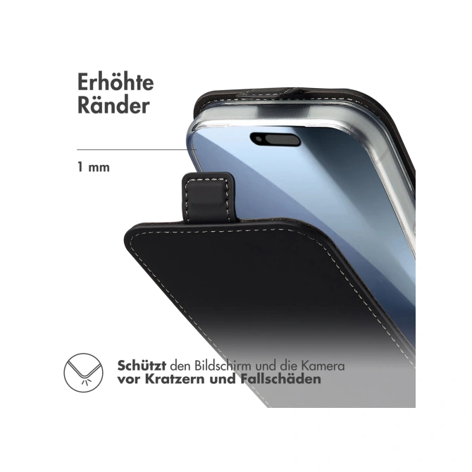 Accezz Flipcase Apple iPhone 17 Pro - Zwart