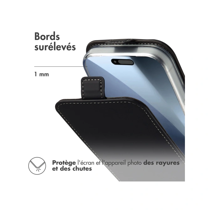 Accezz Flipcase Apple iPhone 17 Pro - Zwart