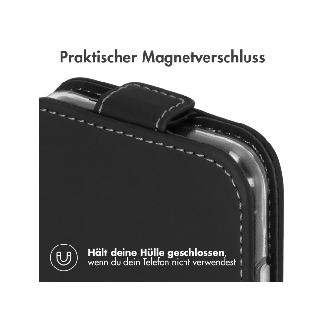 Accezz Flipcase Apple iPhone SE (2022 / 2020) / 8 / 7 - Zwart