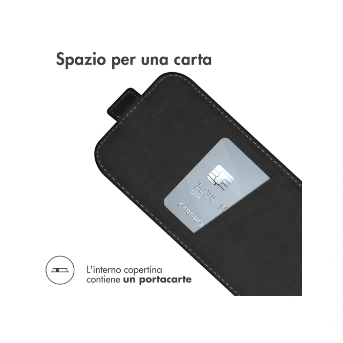 Accezz Flipcase Apple iPhone SE (2022 / 2020) / 8 / 7 - Zwart