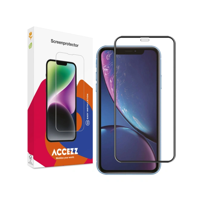 Accezz Gehard Glas Full Cover Screenprotector Apple iPhone 11 / Xr